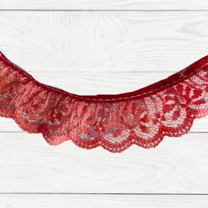 1” Vintage Rose Lace