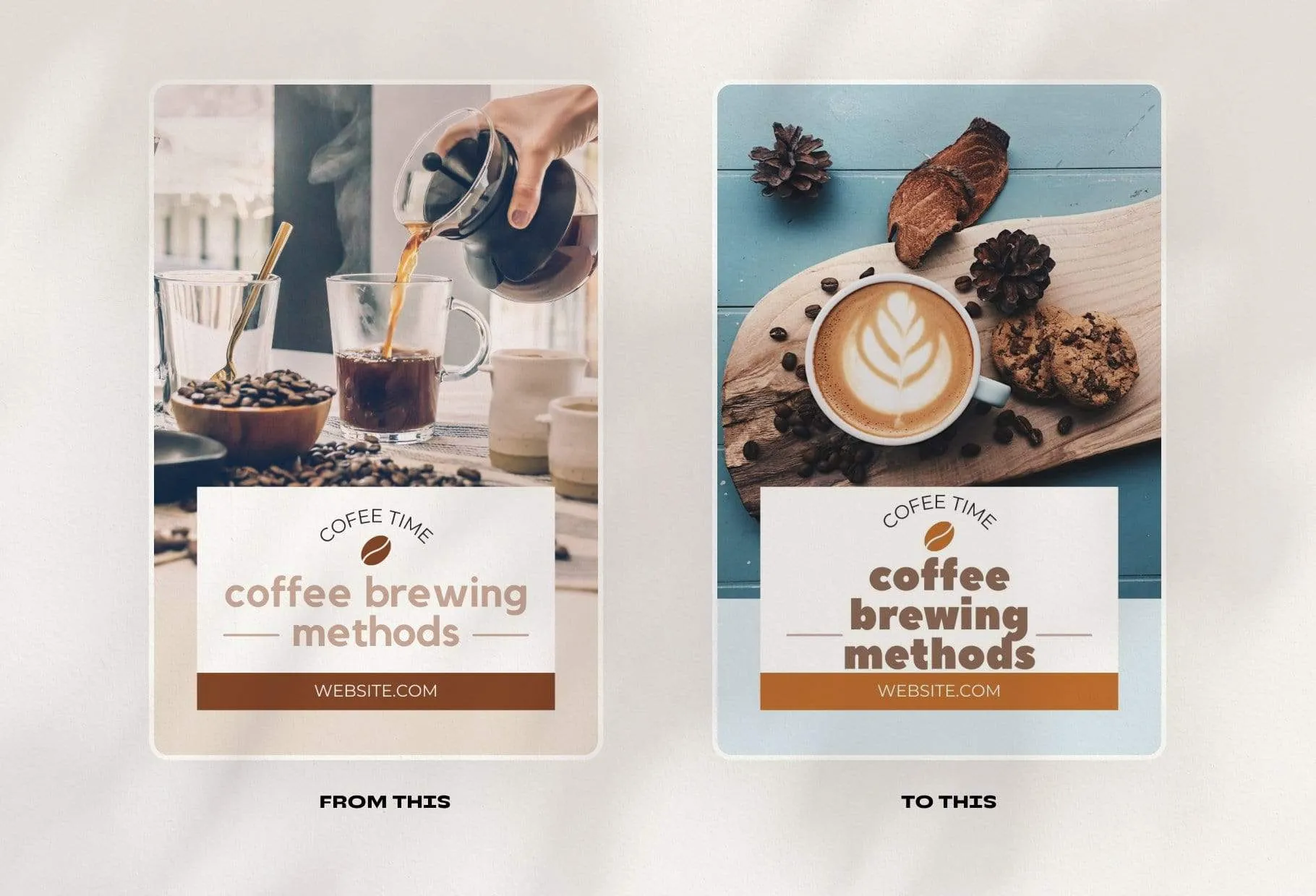 14 Modern Pinterest Templates for Bloggers and Coaches in All Industries Editable Canva Template Pack 05