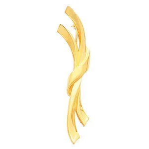 14k Yellow Gold Fashion Brooch