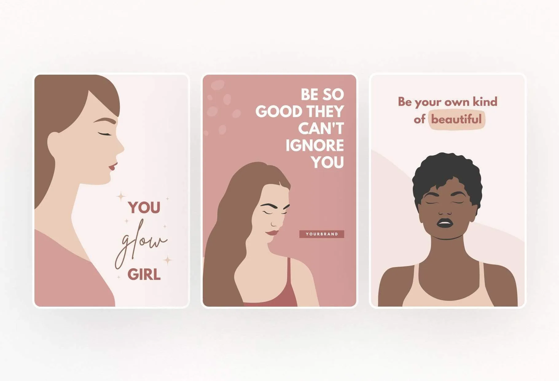 30 Girl Boss Pins Editable Canva Templates