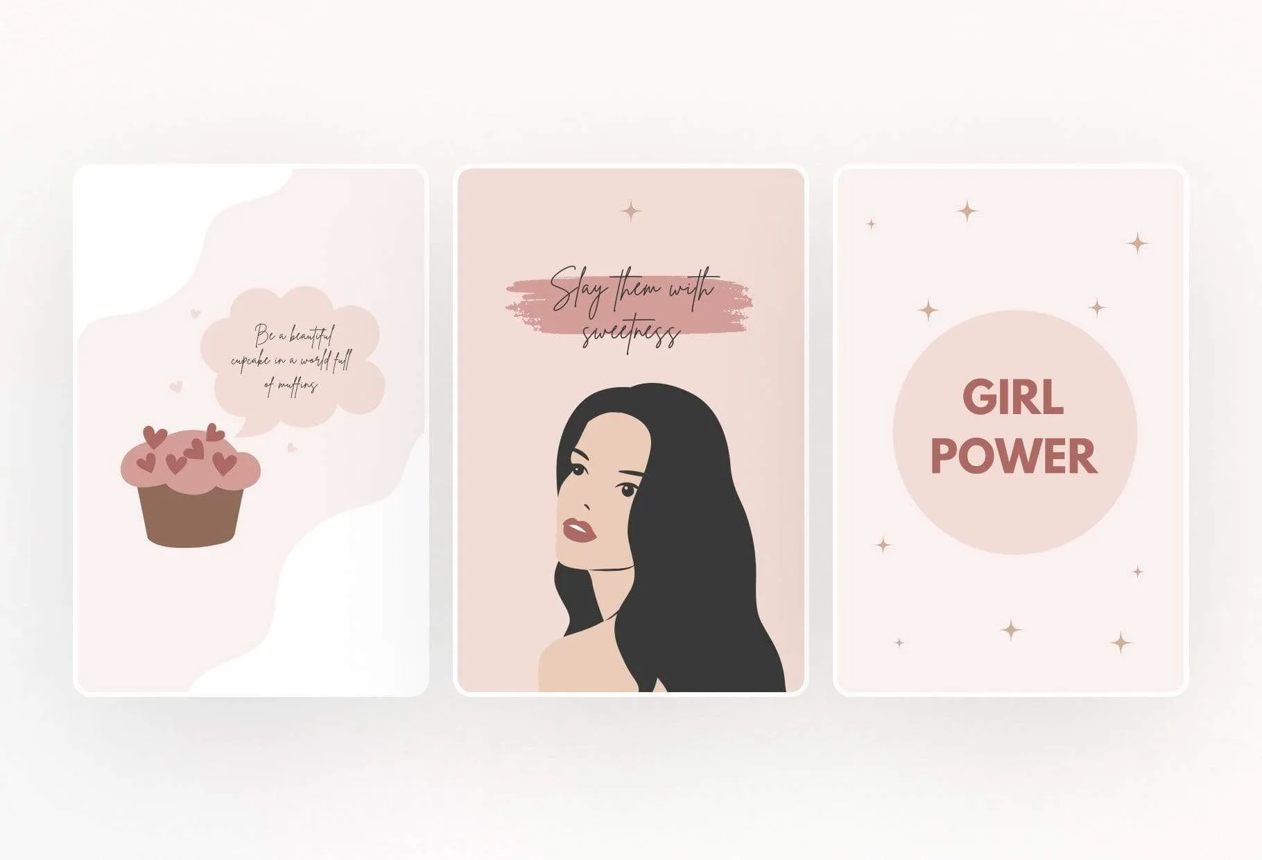 30 Girl Boss Pins Editable Canva Templates
