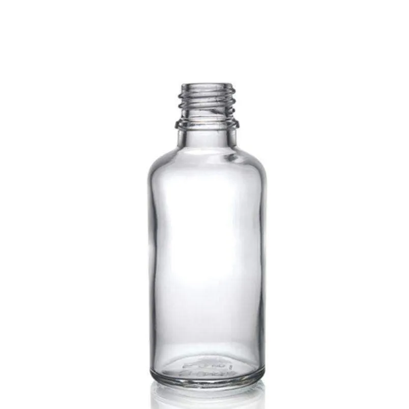 50ml Clear Glass Dropper Bottle and Glass Pipette