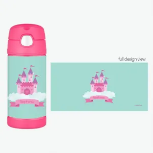 A Castle in the Sky Personalized Thermos Bottle