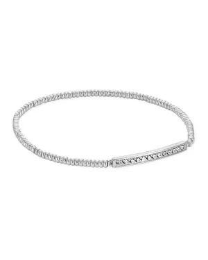 Addison Stretch Bracelet in Silver Metal