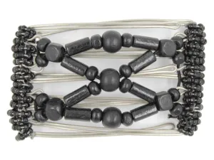 African Butterfly - 5 Tong Wire Hair Clip 157
