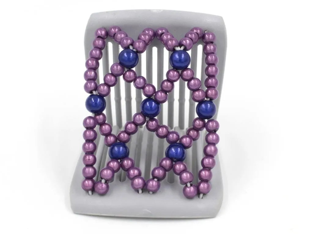 African Butterfly LadyBug Hair Comb - Gray 44
