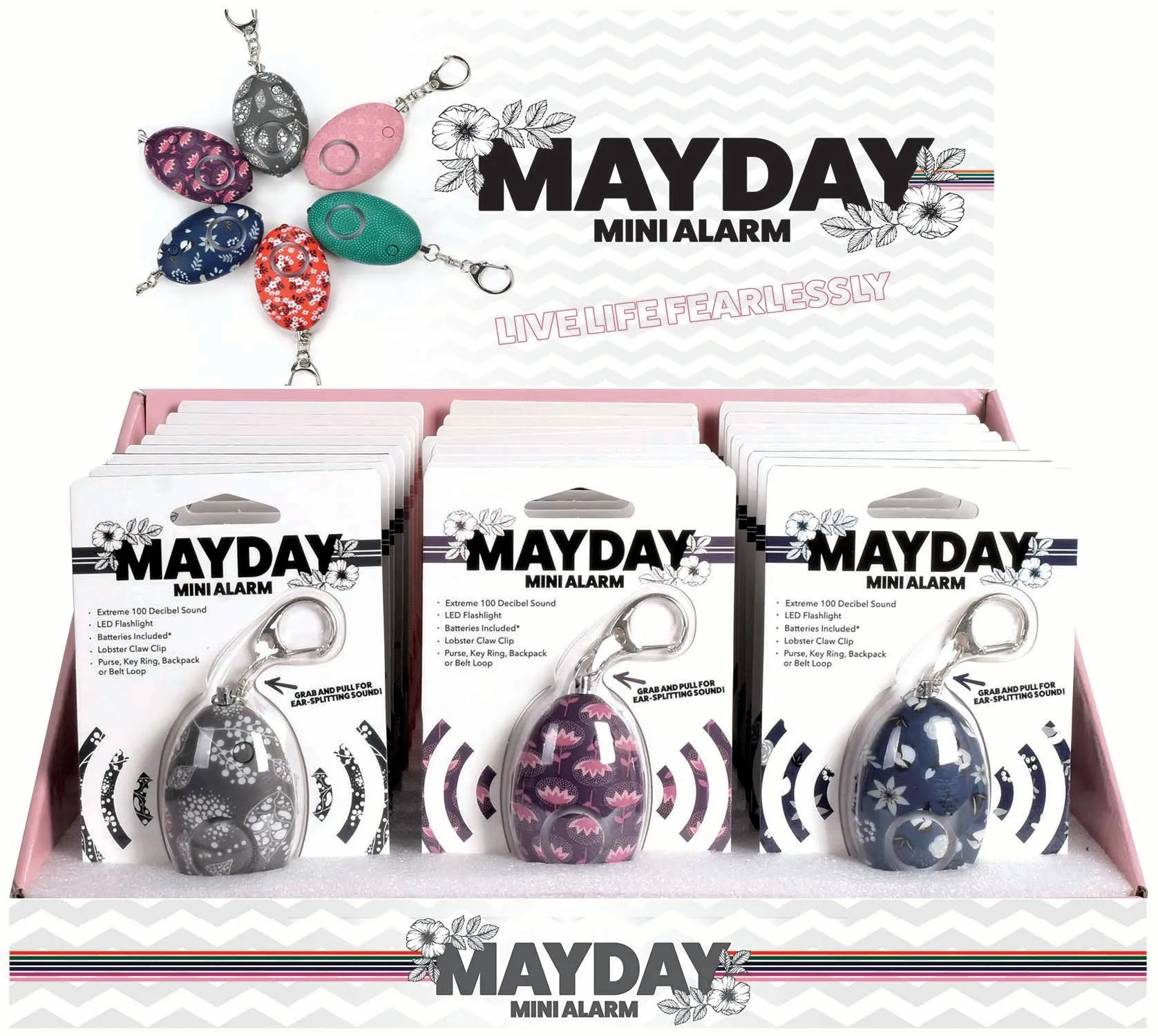 Alarm Key Chain -ALL SALES FINAL