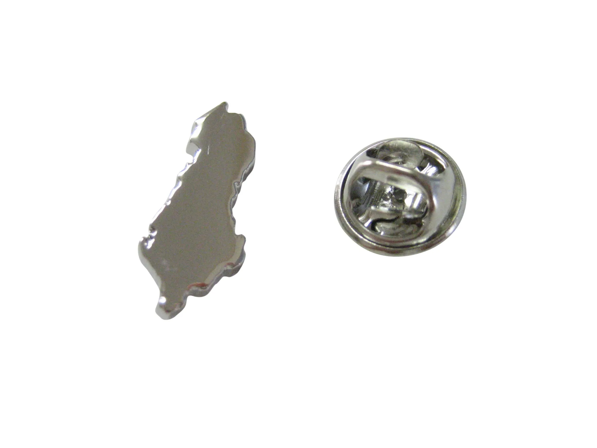 Albania Map Shape Lapel Pin