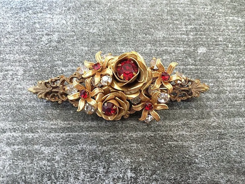 Amourelle brooch . Frank Hess for Kramer vintage jewelry