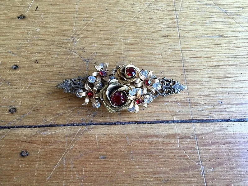 Amourelle brooch . Frank Hess for Kramer vintage jewelry