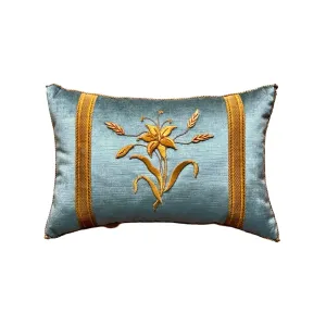 Antique European Raised Gold Metallic Embroidery (#E071224| 12 x 18")