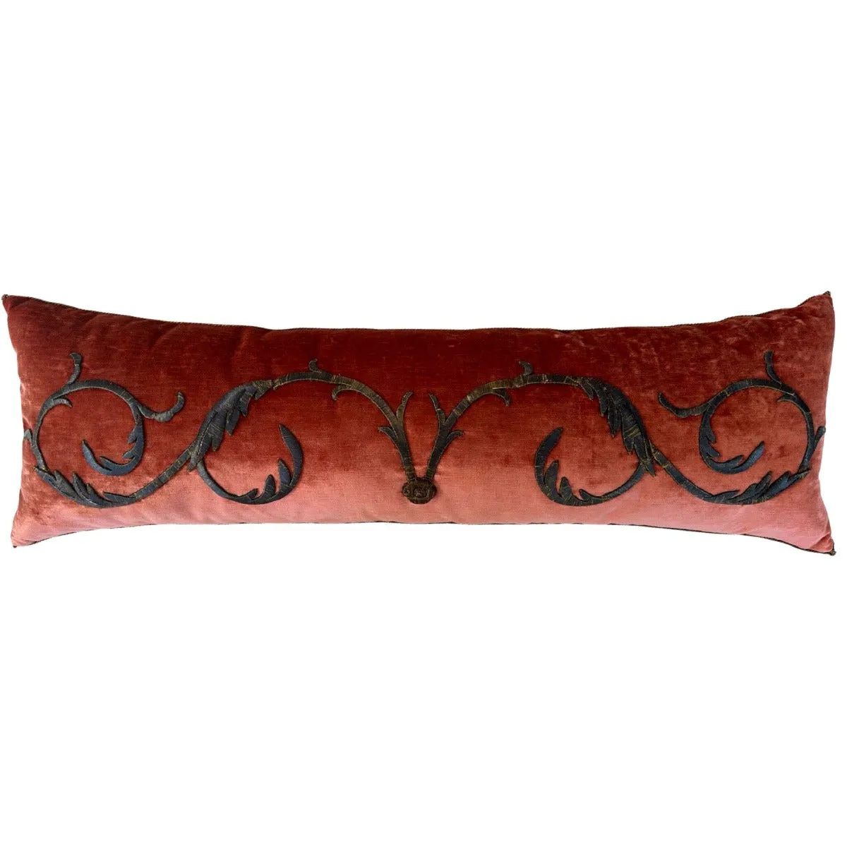 Antique European Raised Gold Metallic Embroidery (#E072323 | 14 x 43")