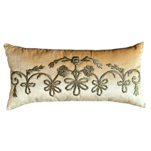 Antique Ottoman Empire Gold Metallic Embroidery (#E030124 | 15 x 31")