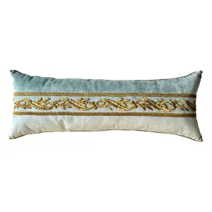 Antique Ottoman Empire Gold Metallic Embroidery (#E040224 | 12 x 32")
