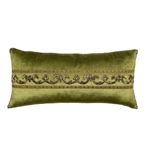 Antique Ottoman Empire Raised Gold Metallic Embroidery (#E040823 | 12 1/2 x 26")
