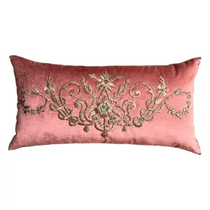 Antique Ottoman Empire Silver Metallic Embroidery (#E091424 | 15.5 x 30")