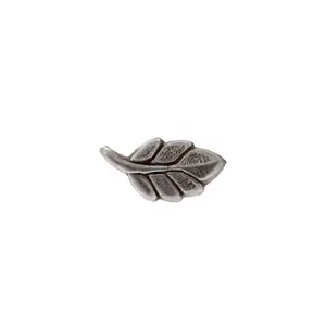 Beauty Of a Leaf Silver Nose Pin - pierced by MOHA