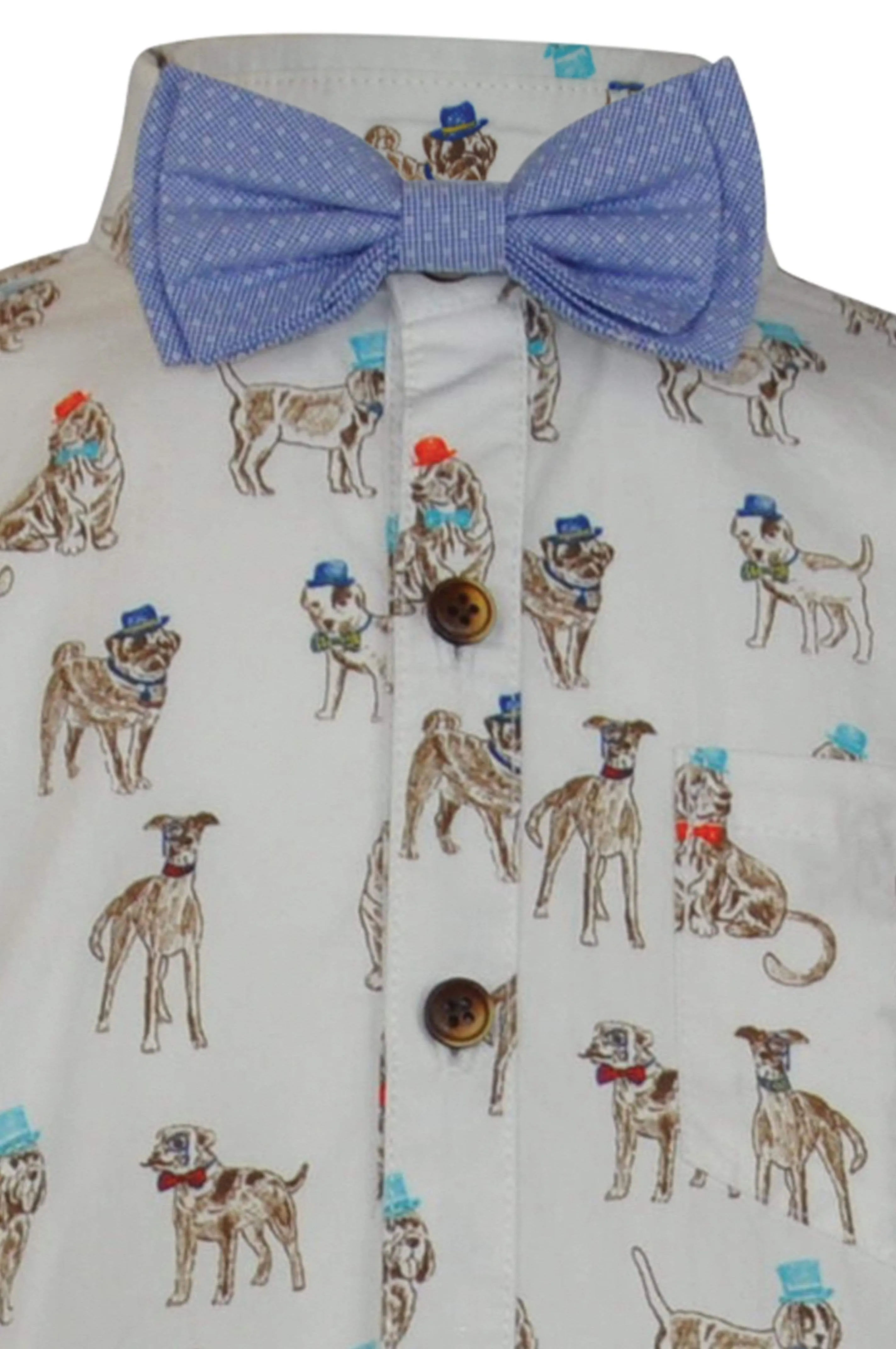 Bertie : Unique print shirt & bowtie