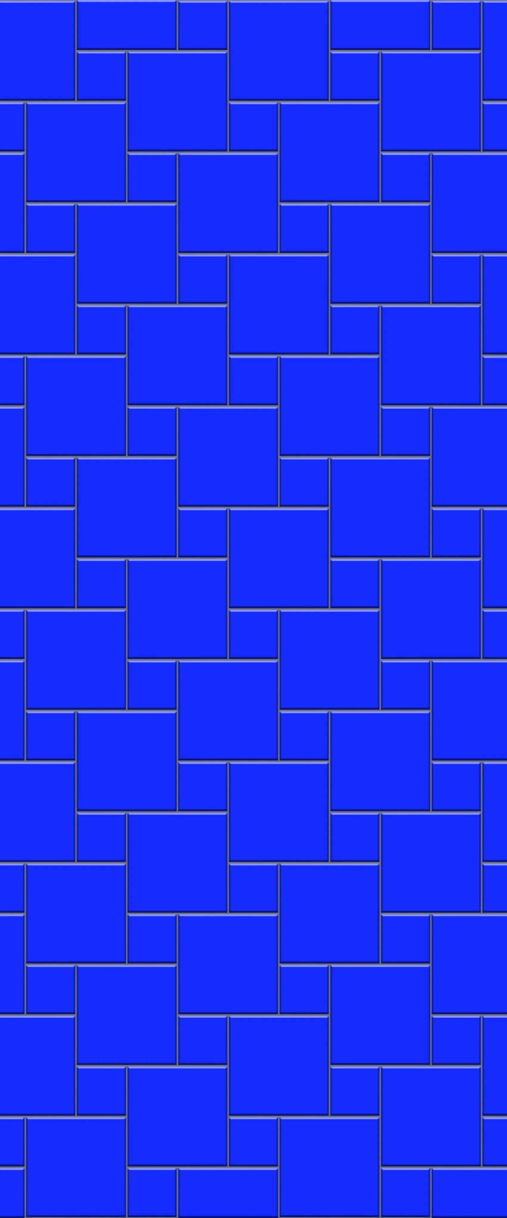 Blue Pin Wheel Tile Acrylic Shower Wall Panel 2440mm x 1220mm (3mm Thick)