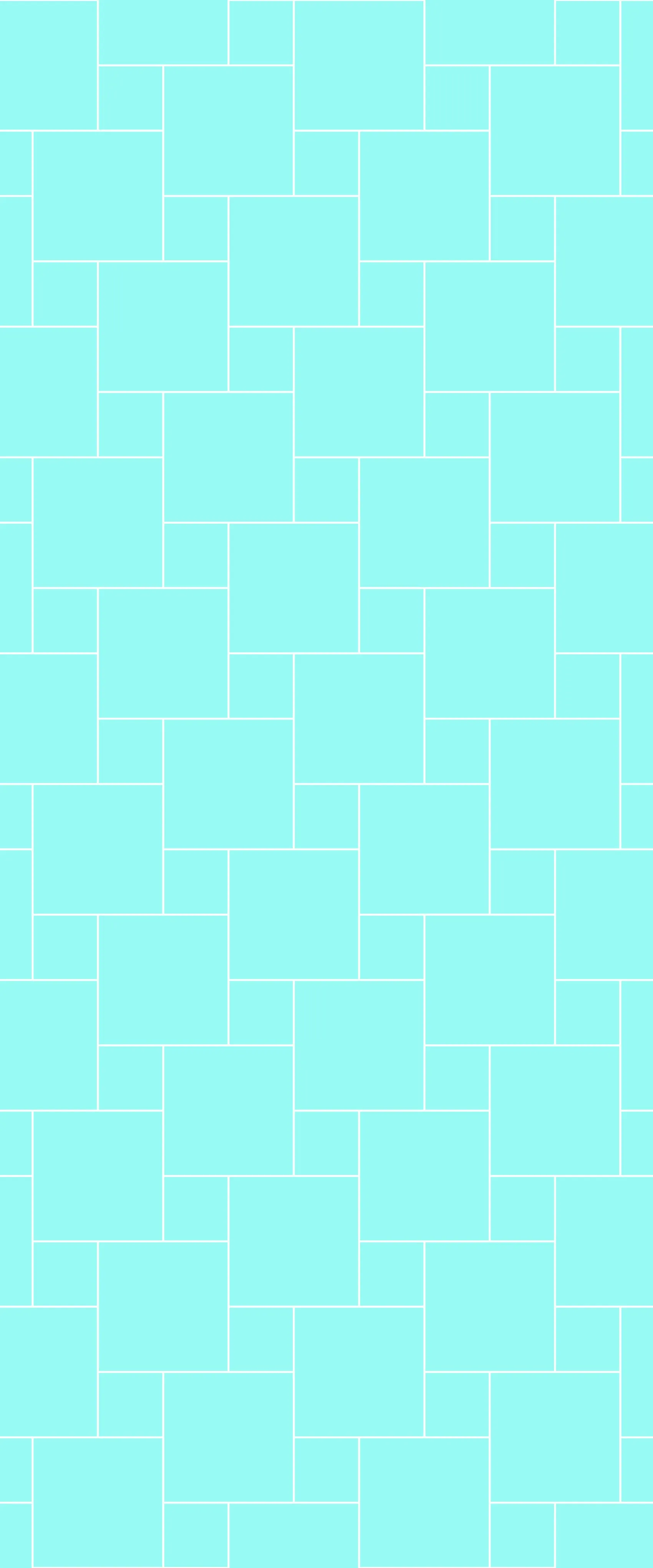 Blue Pin Wheel Tile Acrylic Shower Wall Panel 2440mm x 1220mm (3mm Thick)