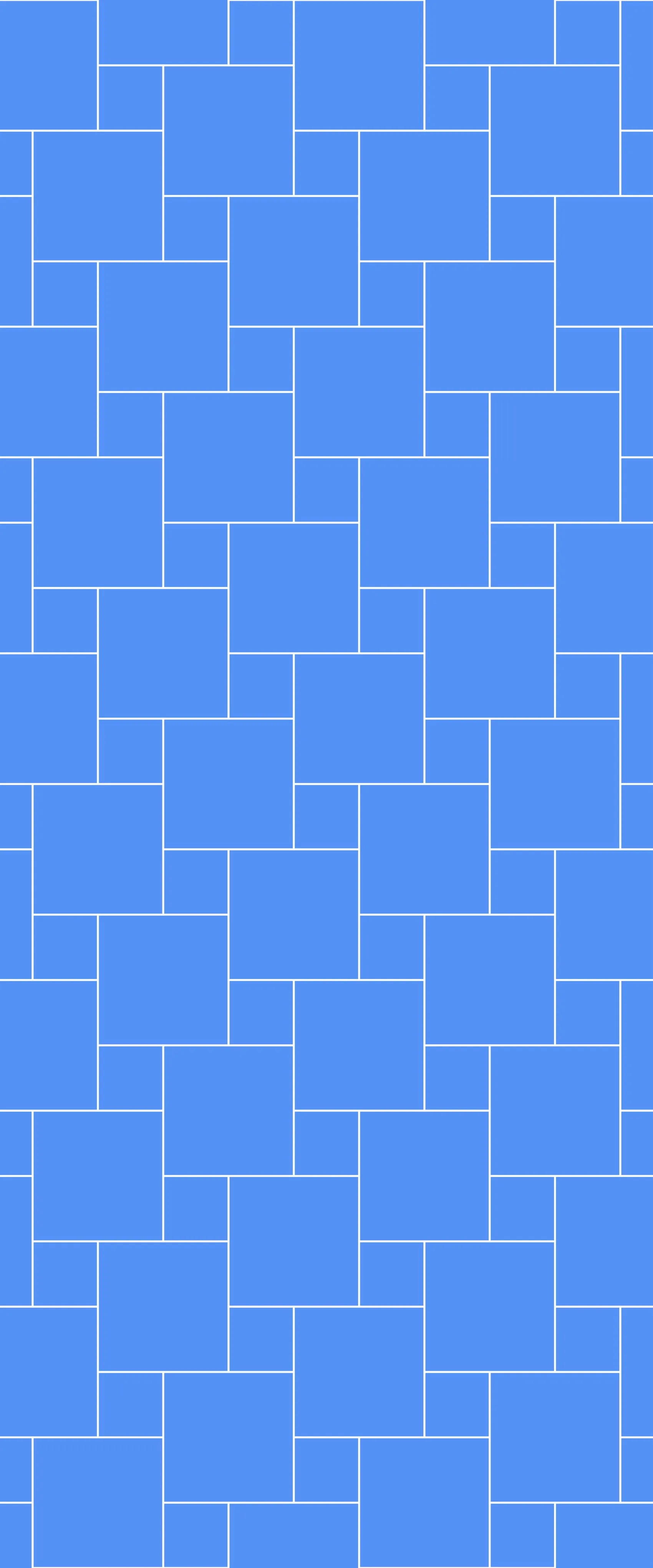 Blue Pin Wheel Tile Acrylic Shower Wall Panel 2440mm x 1220mm (3mm Thick)