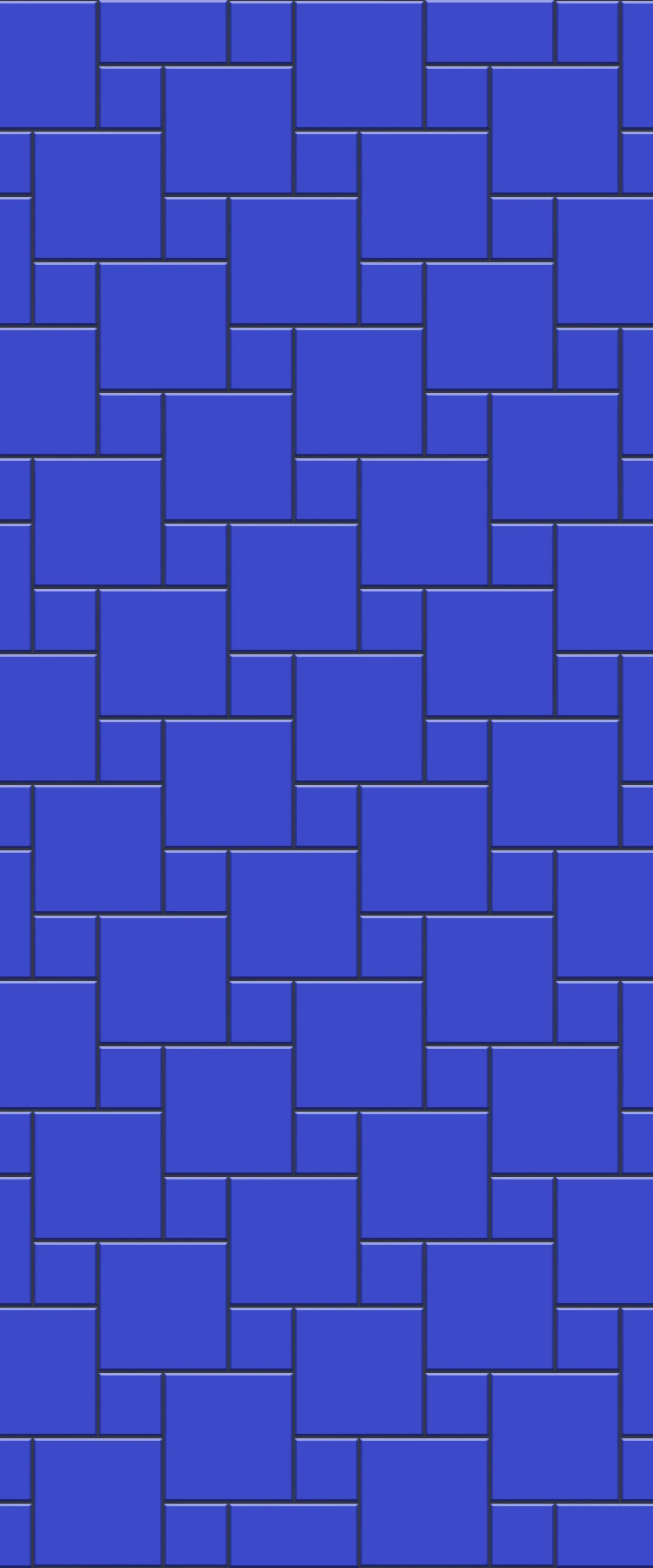 Blue Pin Wheel Tile Acrylic Shower Wall Panel 2440mm x 1220mm (3mm Thick)