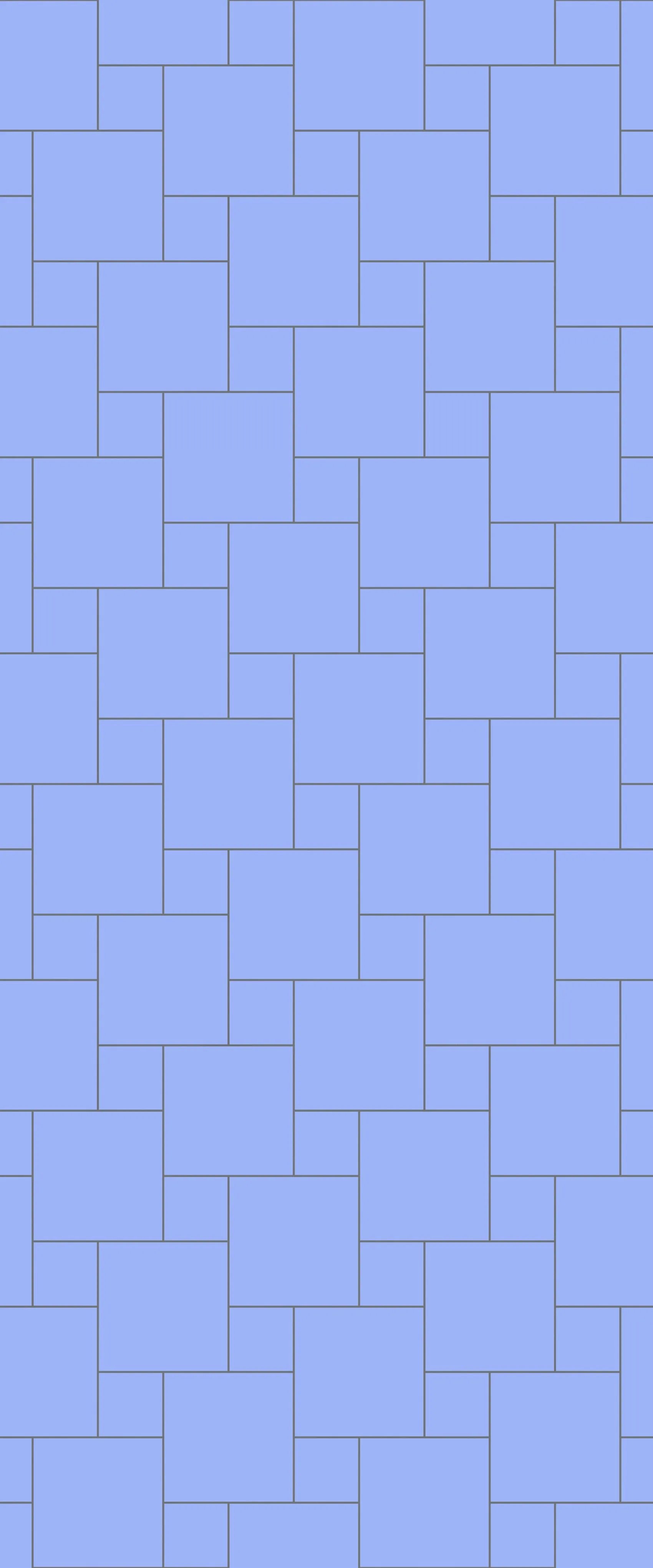 Blue Pin Wheel Tile Acrylic Shower Wall Panel 2440mm x 1220mm (3mm Thick)
