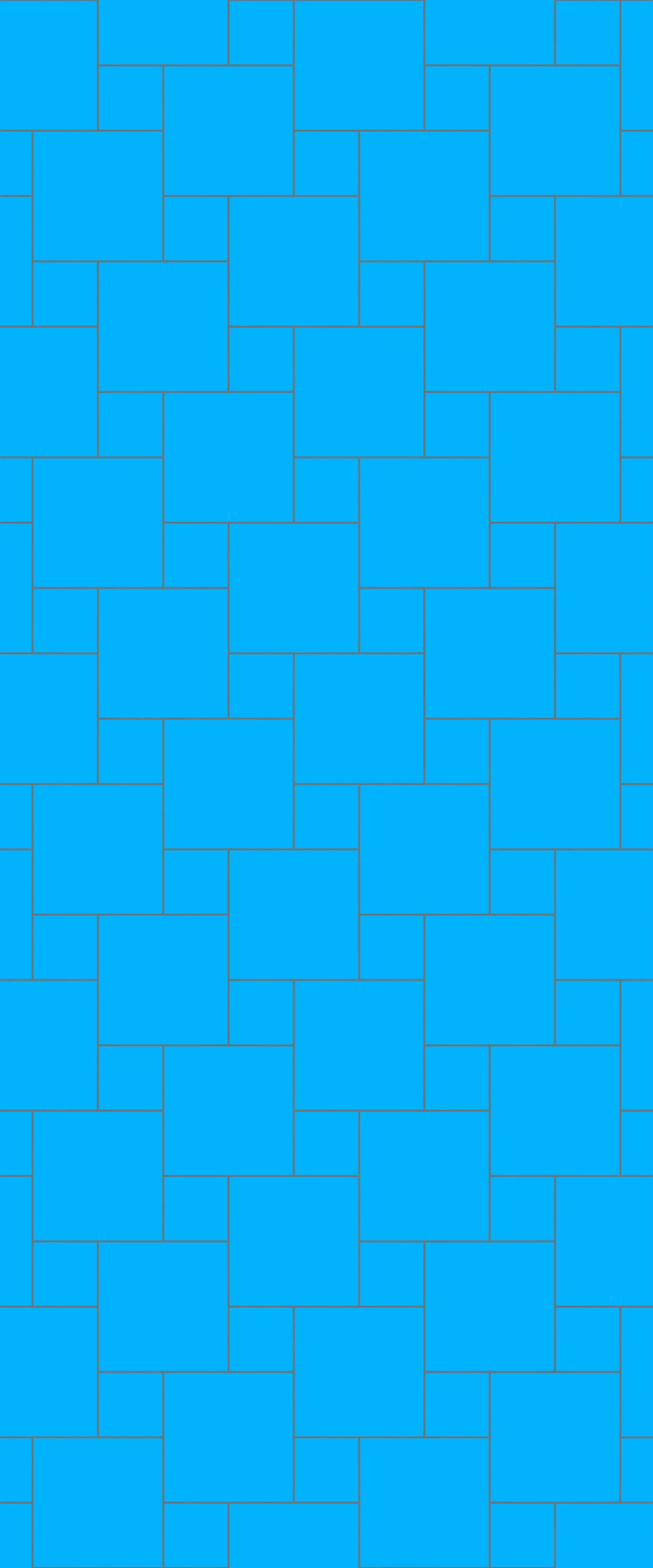 Blue Pin Wheel Tile Acrylic Shower Wall Panel 2440mm x 1220mm (3mm Thick)