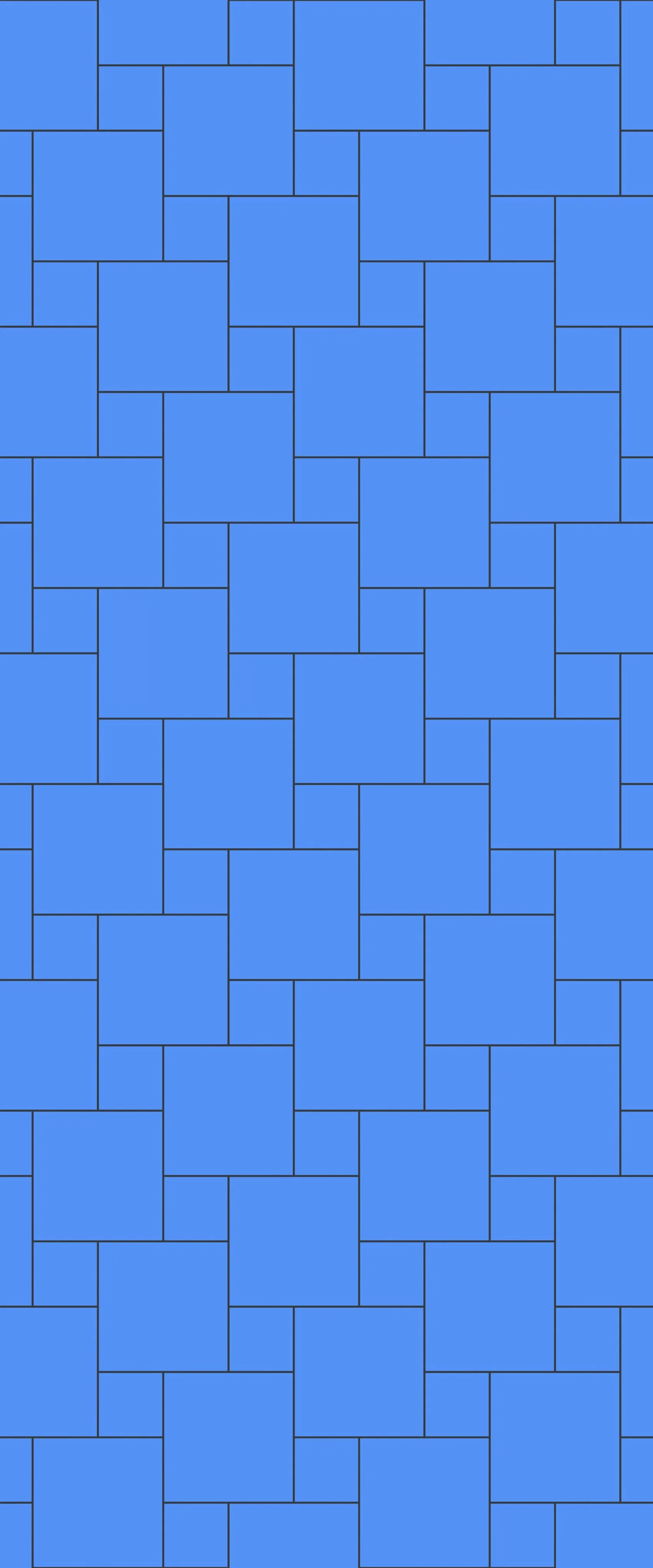 Blue Pin Wheel Tile Acrylic Shower Wall Panel 2440mm x 1220mm (3mm Thick)
