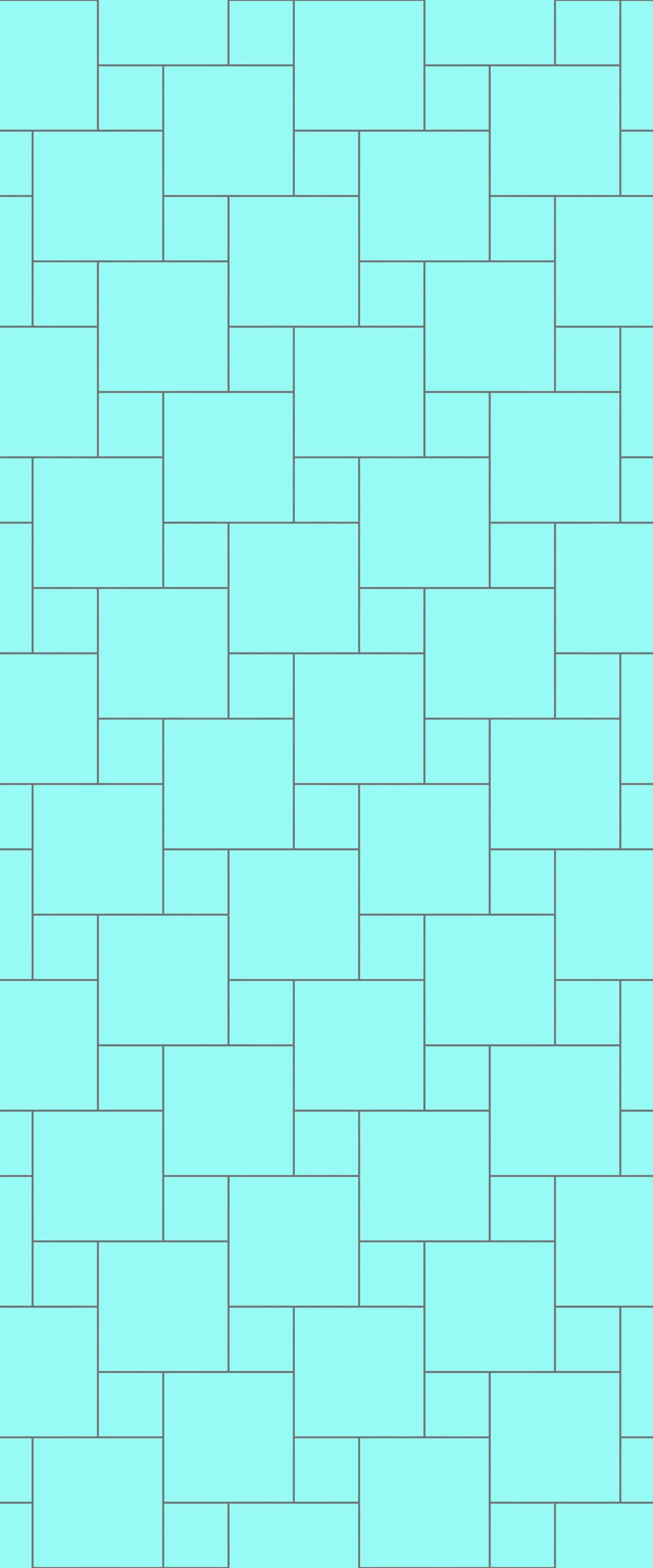 Blue Pin Wheel Tile Acrylic Shower Wall Panel 2440mm x 1220mm (3mm Thick)