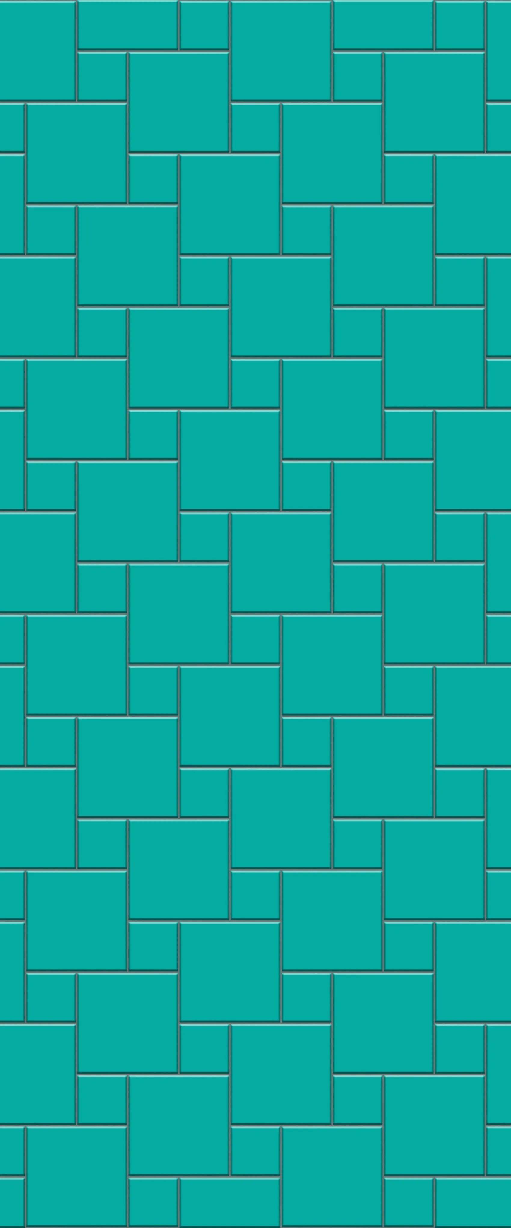 Blue Pin Wheel Tile Acrylic Shower Wall Panel 2440mm x 1220mm (3mm Thick)