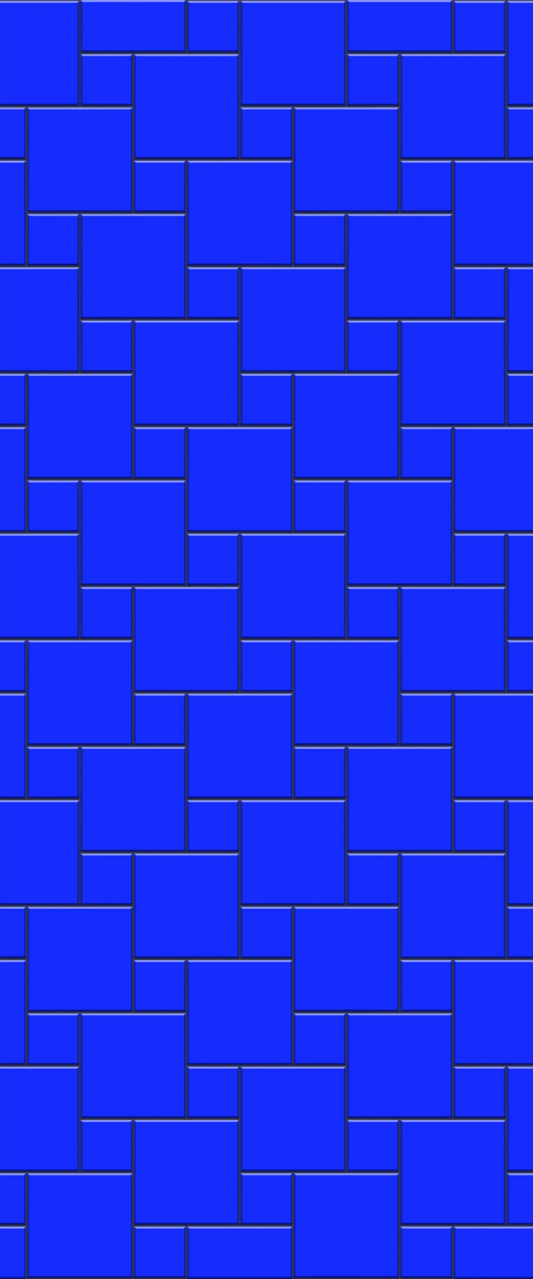 Blue Pin Wheel Tile Acrylic Shower Wall Panel 2440mm x 1220mm (3mm Thick)