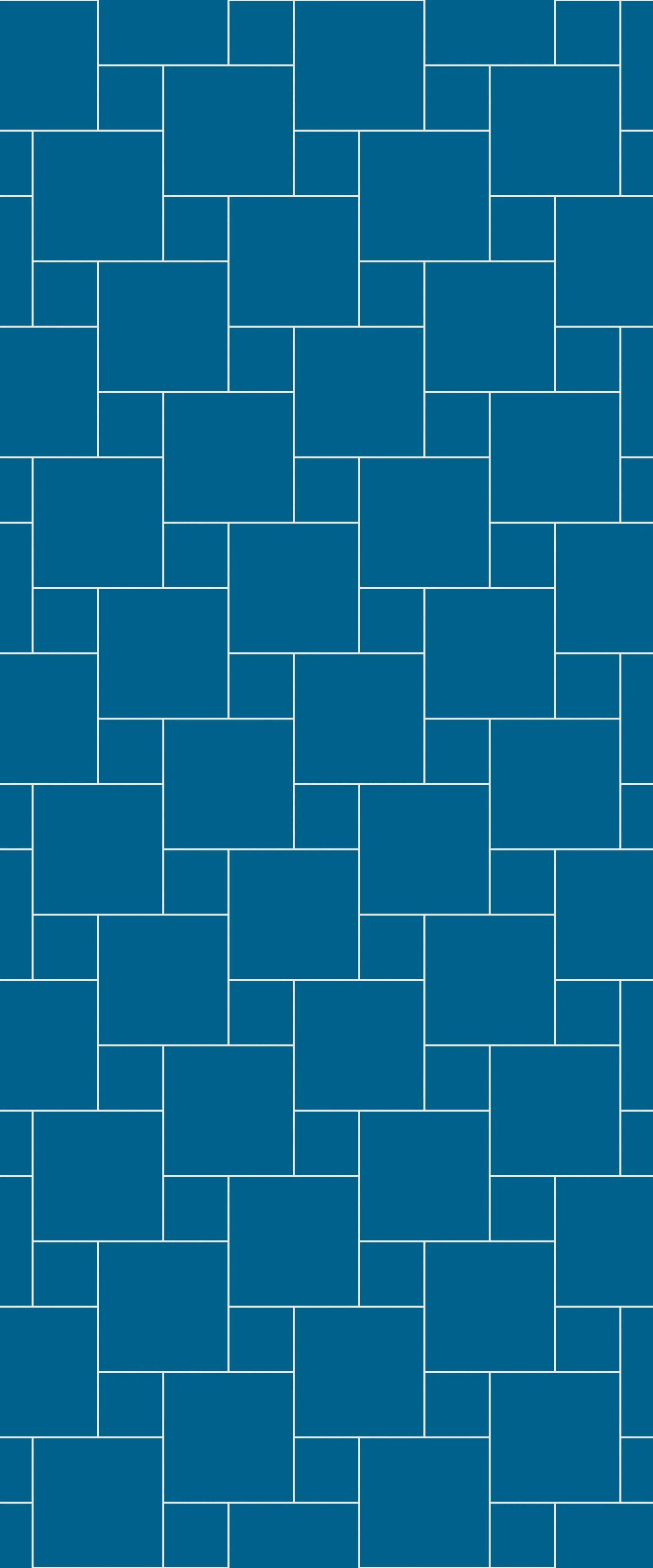 Blue Pin Wheel Tile Acrylic Shower Wall Panel 2440mm x 1220mm (3mm Thick)