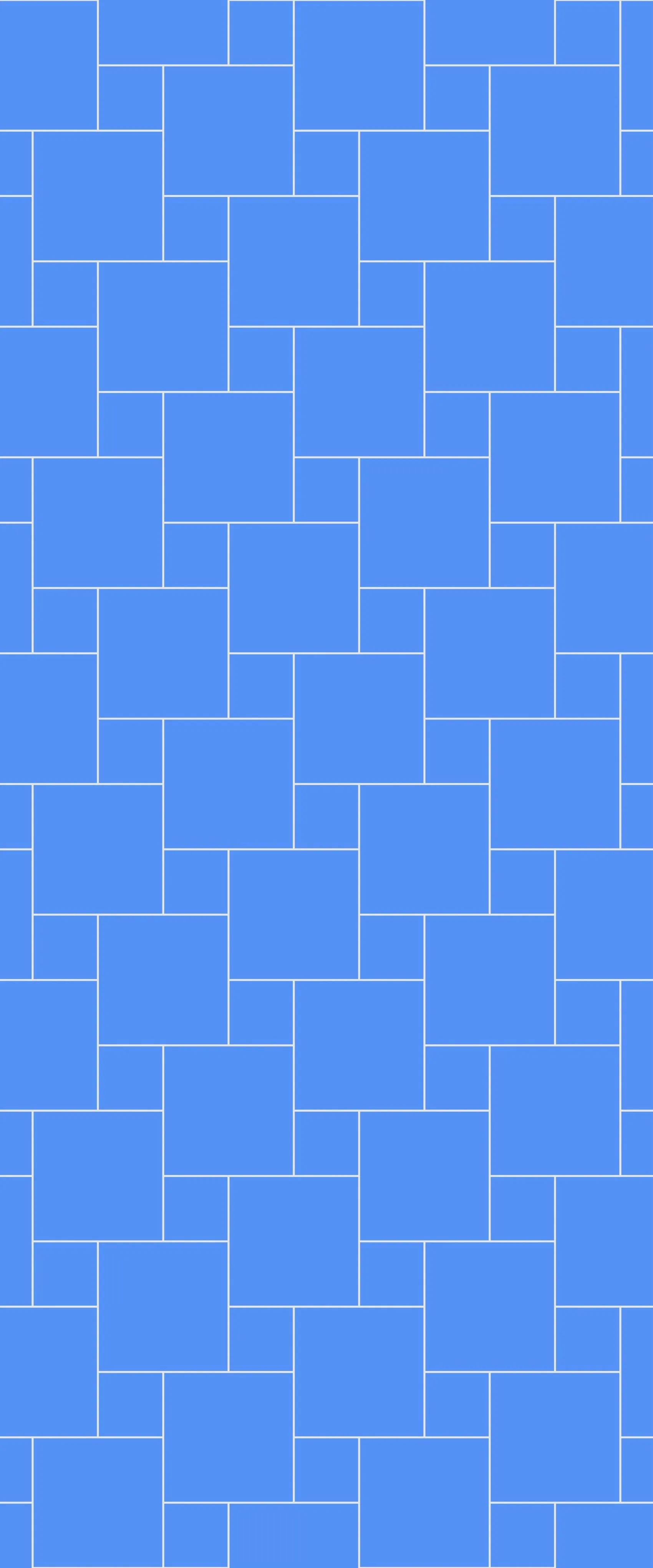 Blue Pin Wheel Tile Acrylic Shower Wall Panel 2440mm x 1220mm (3mm Thick)