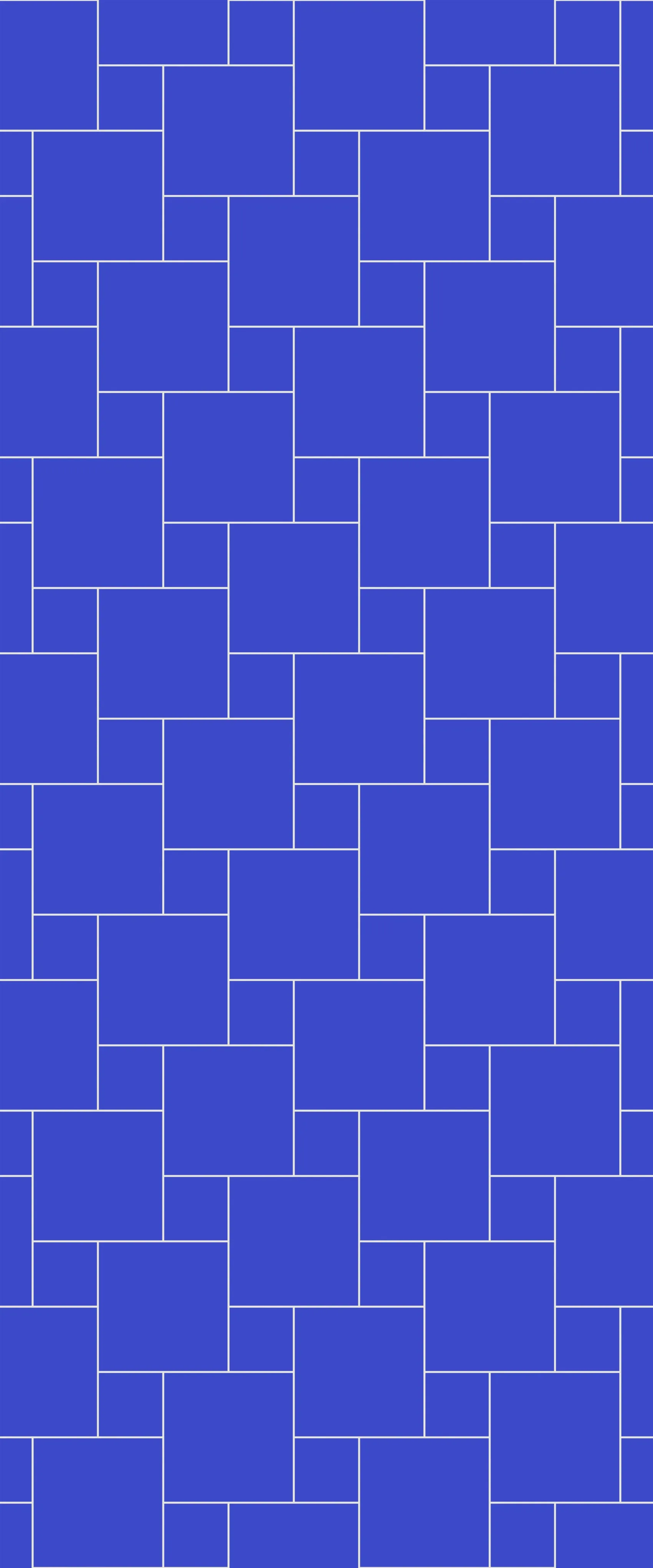 Blue Pin Wheel Tile Acrylic Shower Wall Panel 2440mm x 1220mm (3mm Thick)