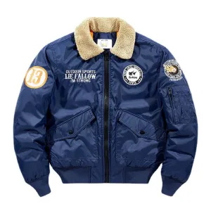 Bomber Jacket Air Force MA1 Plus Cotton Lapel