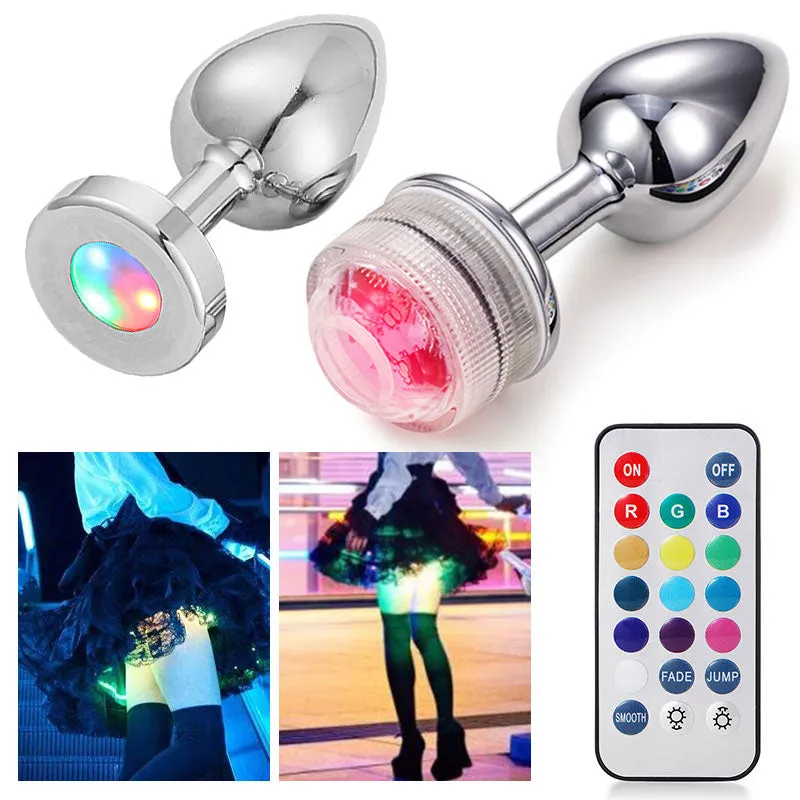 Booty Glimmer Light Up Anal plug