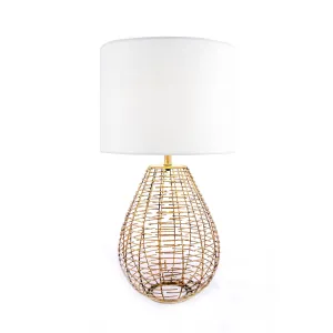 BRASS WIRE TABLE LAMP - 27