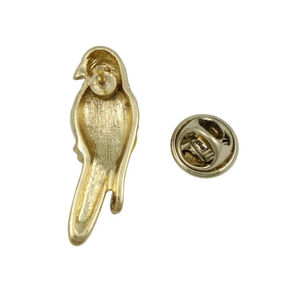 Bright Colorful Enamel Parrot Lapel Tac Pin - SPA401