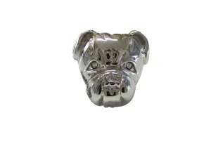 Bull Dog Head Lapel Pin
