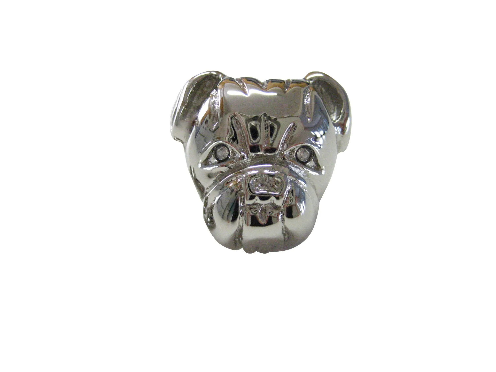 Bull Dog Head Lapel Pin