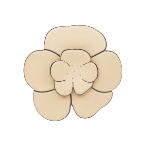 Camelia Medium Ivory Brooch