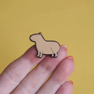 Capybara Enamel Pin