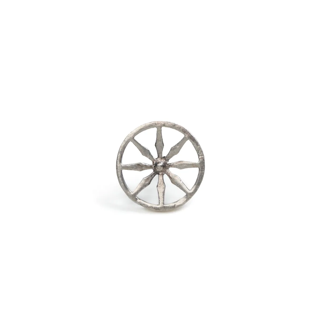 Chakra Silver Nose Pin - Pierced by MOHA