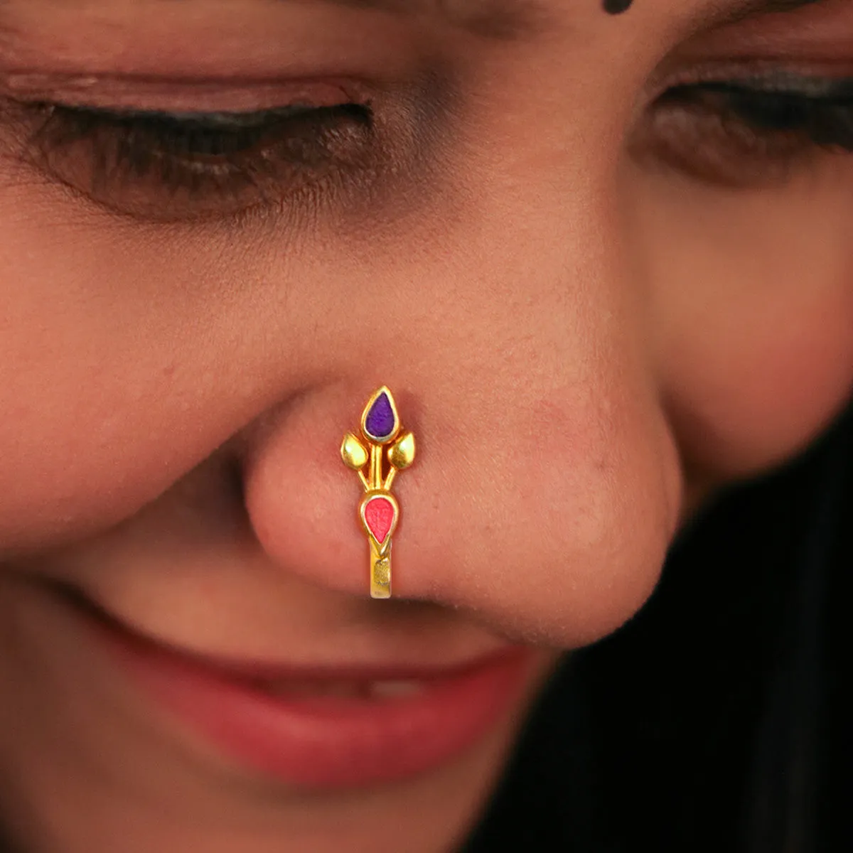 Chamba Nose Pin clip on by MOHA