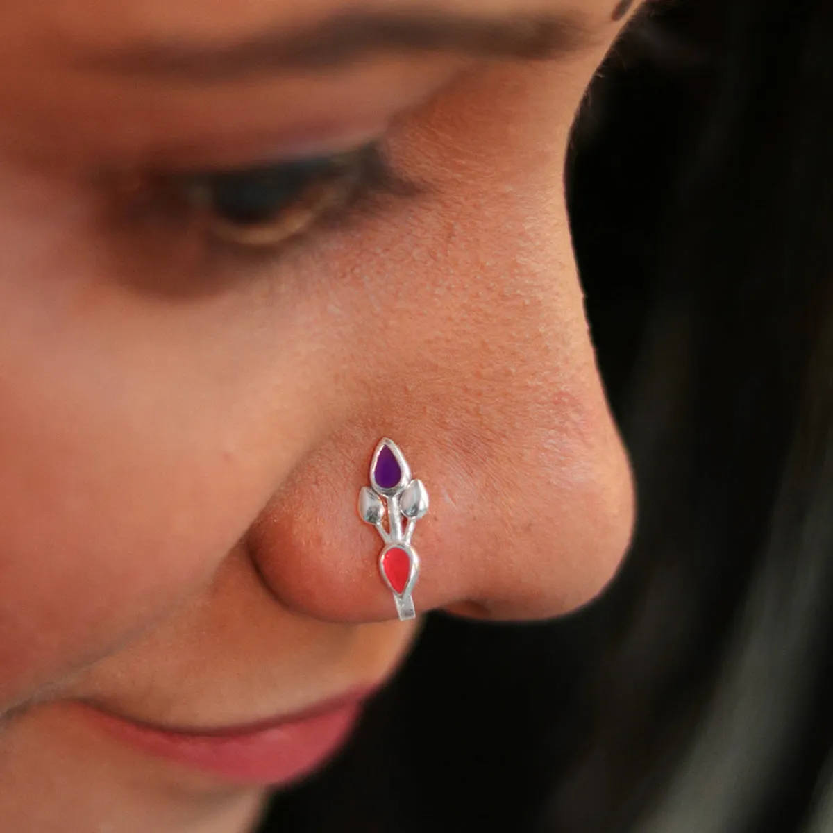 Chamba Nose Pin clip on by MOHA