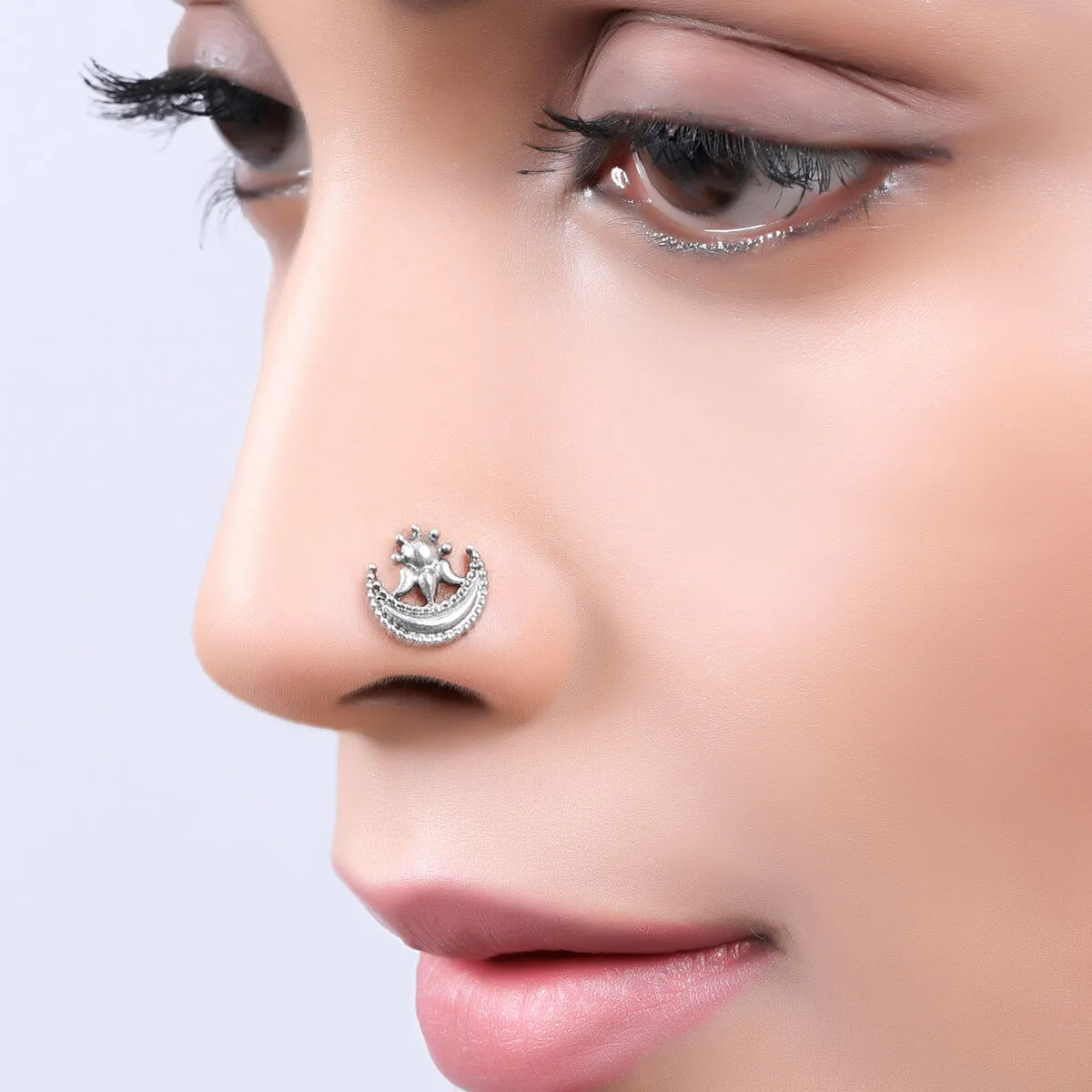 Chand Silver Nosepin, Piercing by MOHA