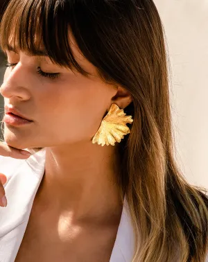 Christina Caruso - Ginkgo Leaf Earring