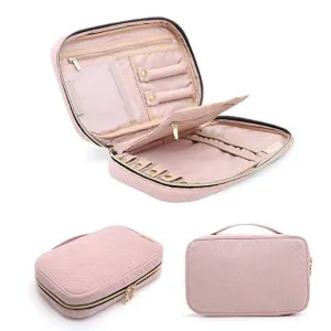 Color: FLAMINGO PINK - Nomad Jewelry And Accessory Pouch