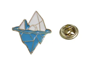 Colorful Glacier Ice Lapel Pin
